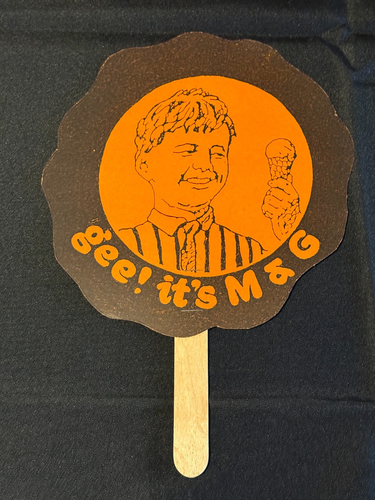 Gee It\'s M & G Ice Cream Tamaqua Pennsylvania Vtg Ephemera Orange