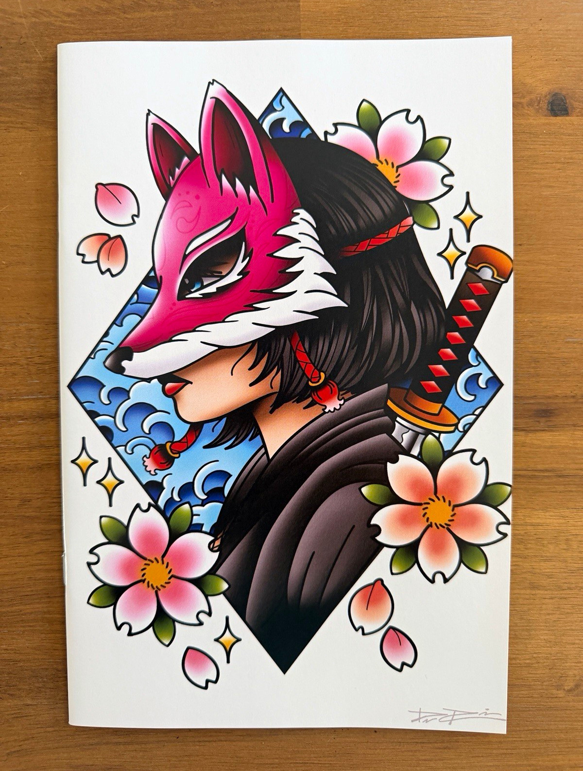 Exquisite Corpses: Fox Mask Killer #1 • Davis Rider Tattoo Flash Virgin Variant Exquisite Corpses: Fox Mask Killer #1 • Davis Rider Tattoo Flash Virgin Variant