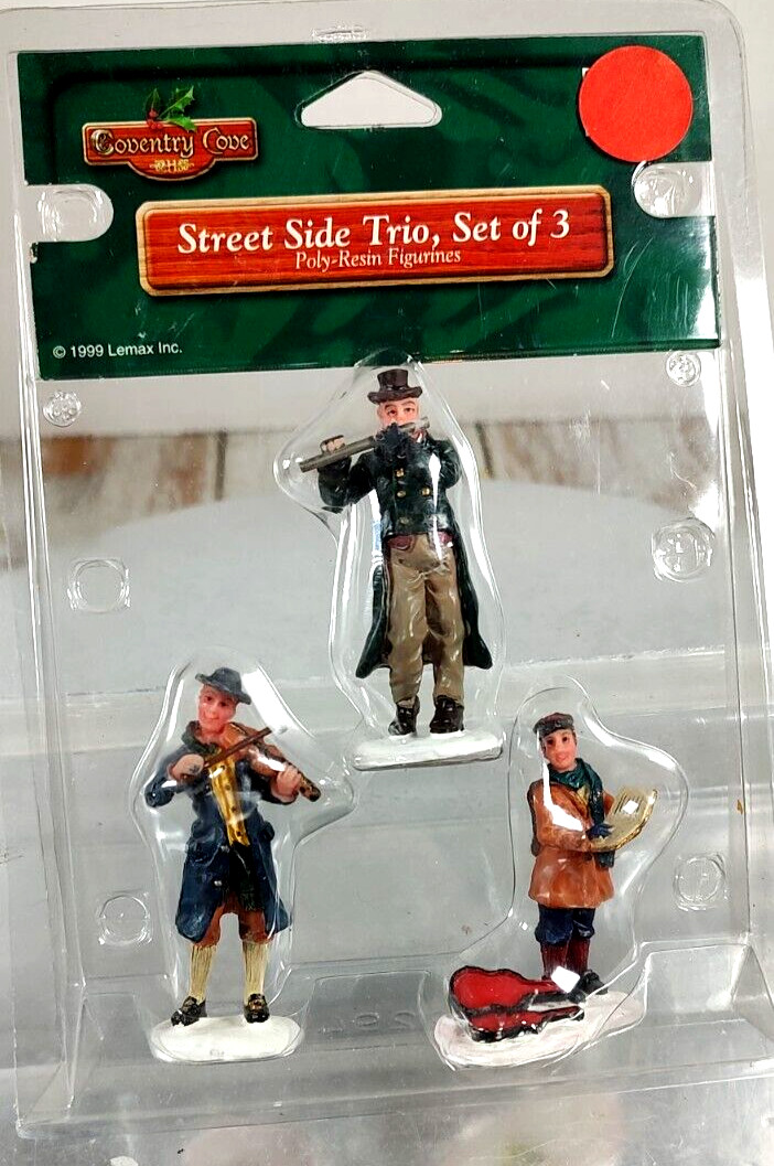 Lemax Coventry Cove #9299KM 1999 Street Side Trio Set 3 Village Accessories NOS