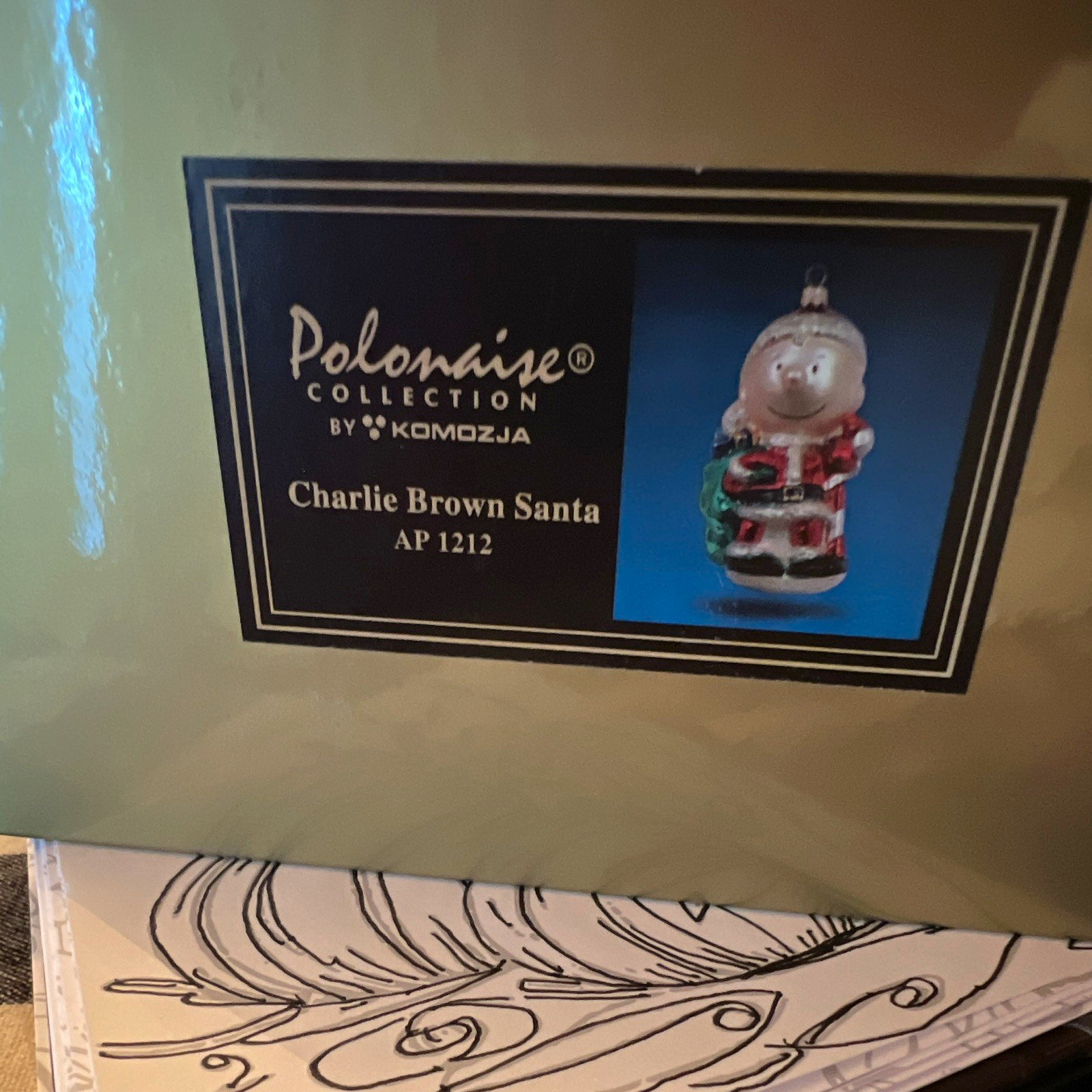 Polonaise Collection by Komozja Charlie Brown Santa Ornament AP 1212
