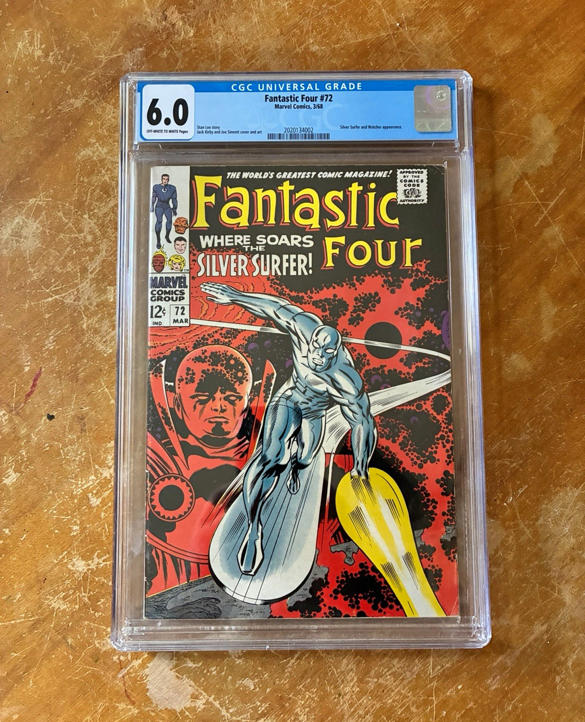 Marvel Comics Fantastic Four #72 (1968) CGC 6.0 Silver Surfer