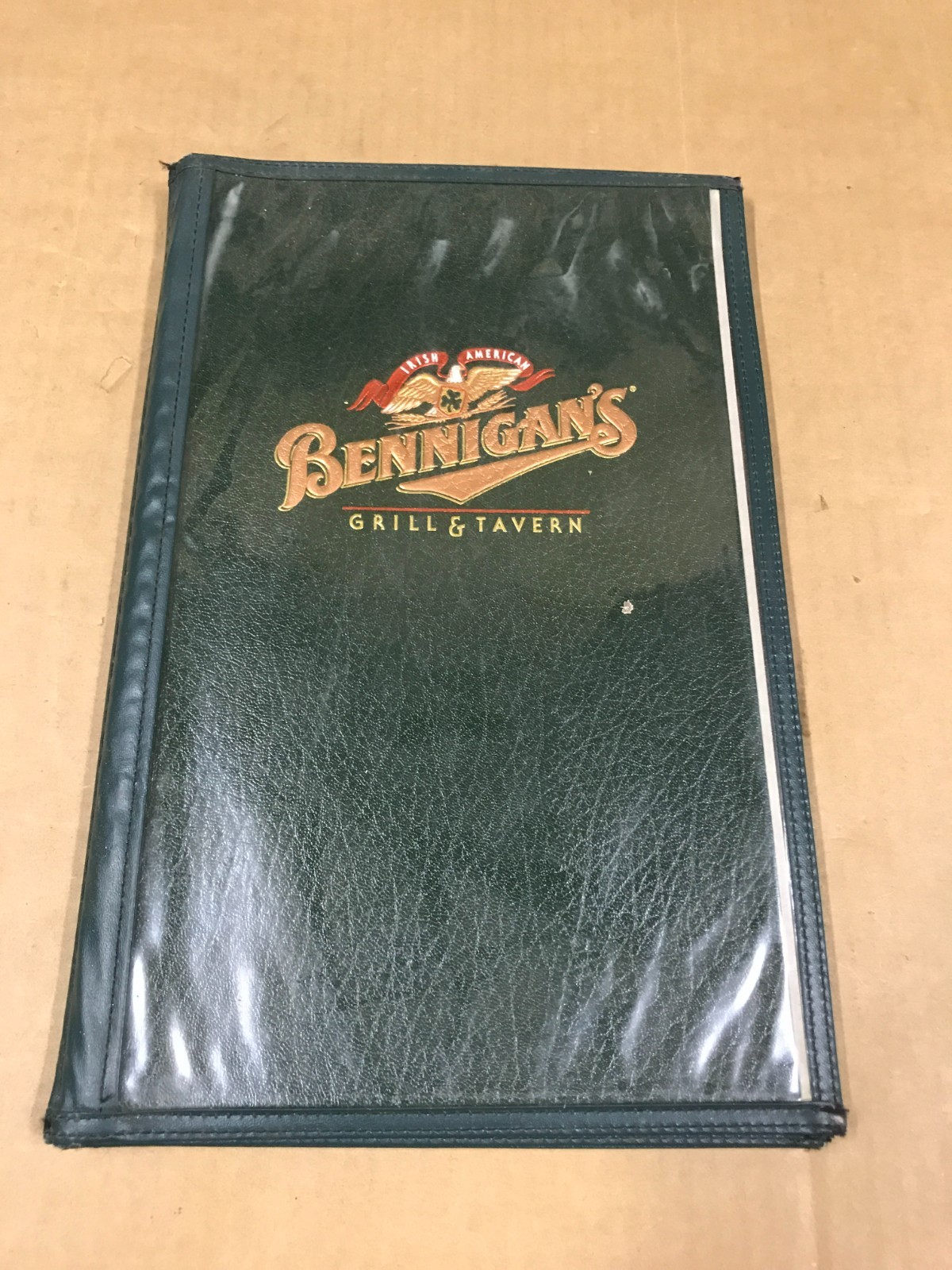 Vintage Bennigan\'s Irish-American Grill & Tavern Menu