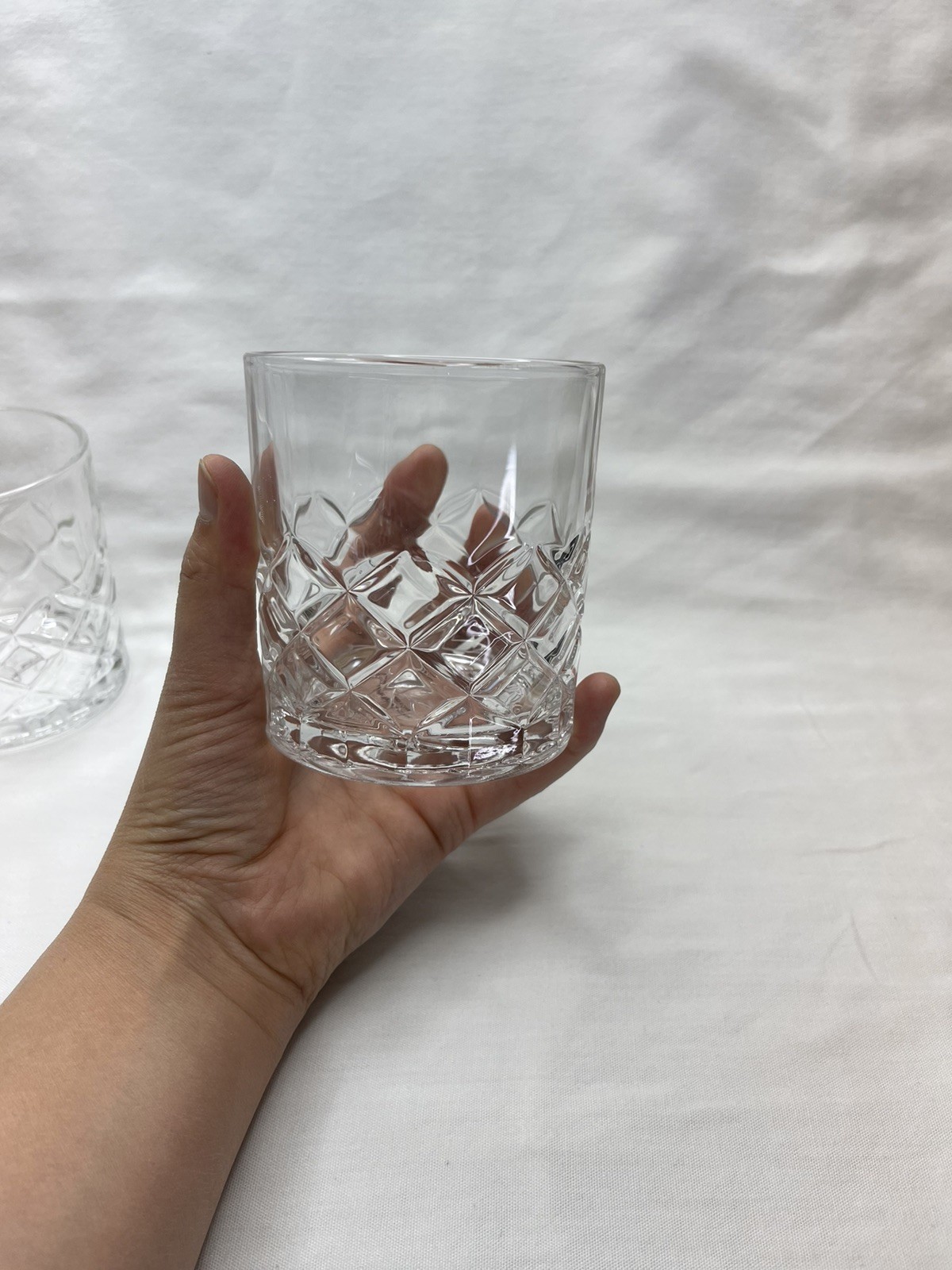 Courvoisier Cognac Set Of 2 Low Ball Glasses EUC