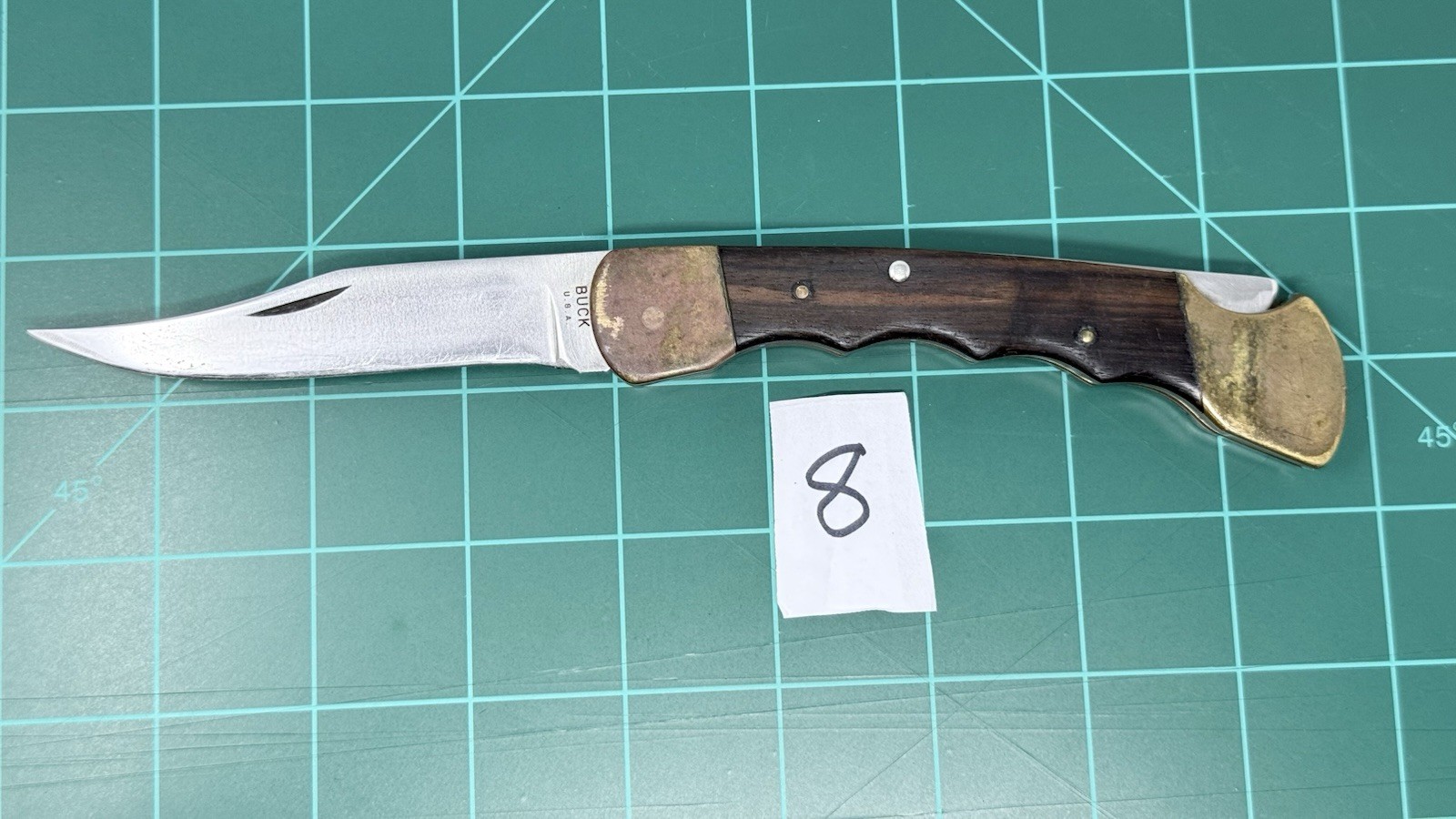 Vintage Buck 110 Inverted Logo 1967–1972 USA Folding Hunter Lockback Knife