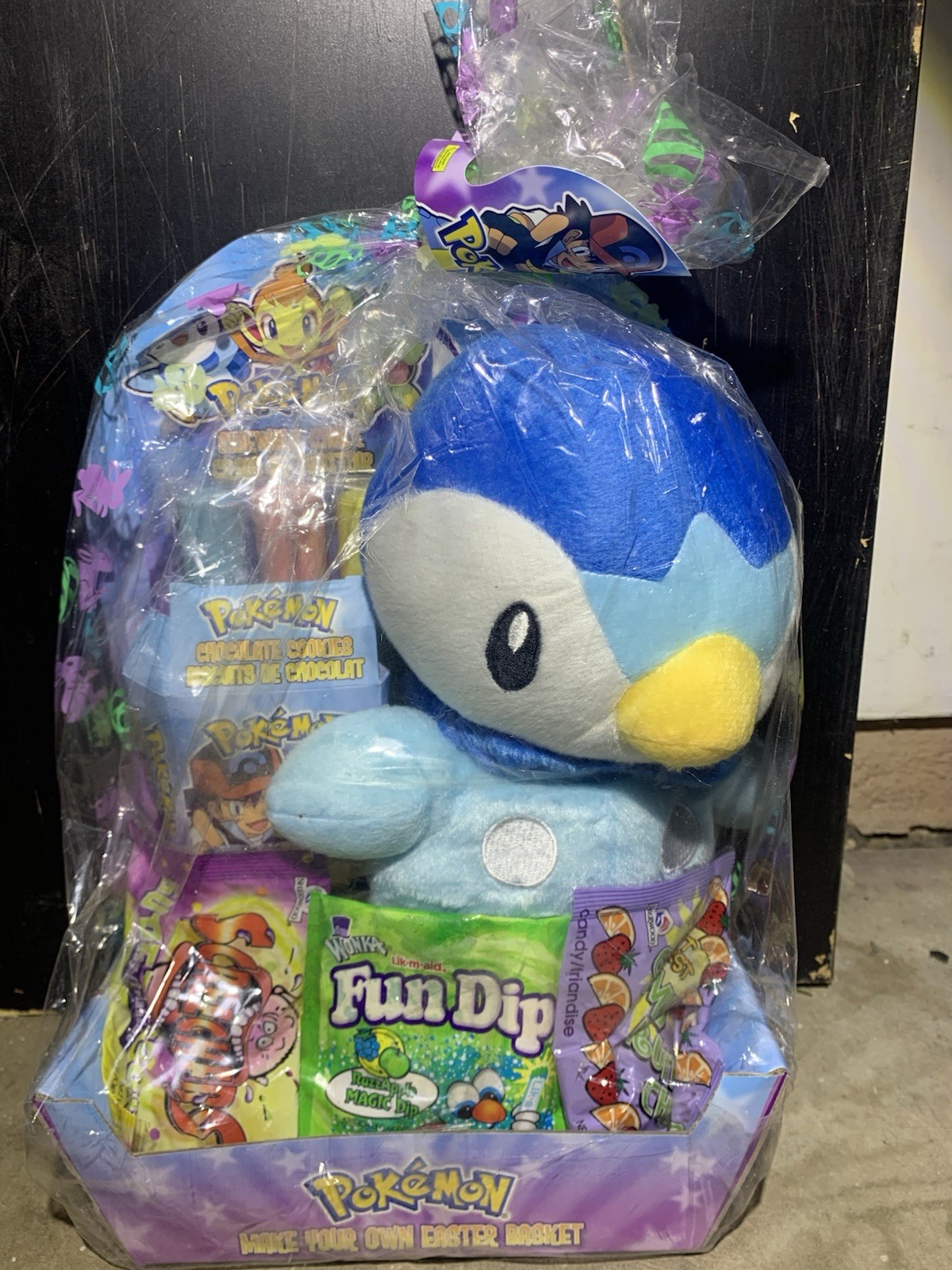 Pokemon VINTAGE 2008 Piplup Easter Egg Basket Plush Toy EXPIRED COLLECTOR ITEM