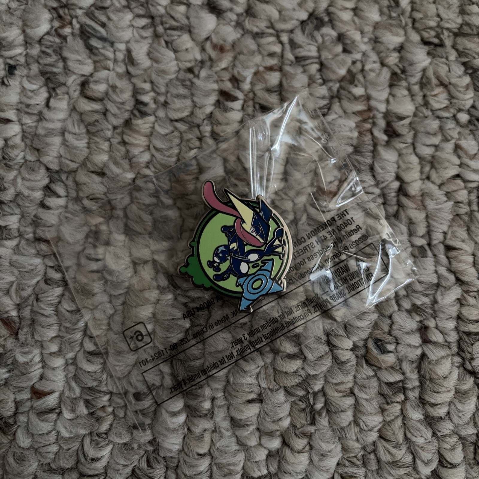 Pokemon XP World Championships 2026 Pin Rally Greninja Pin Sealed Exclusive Rare