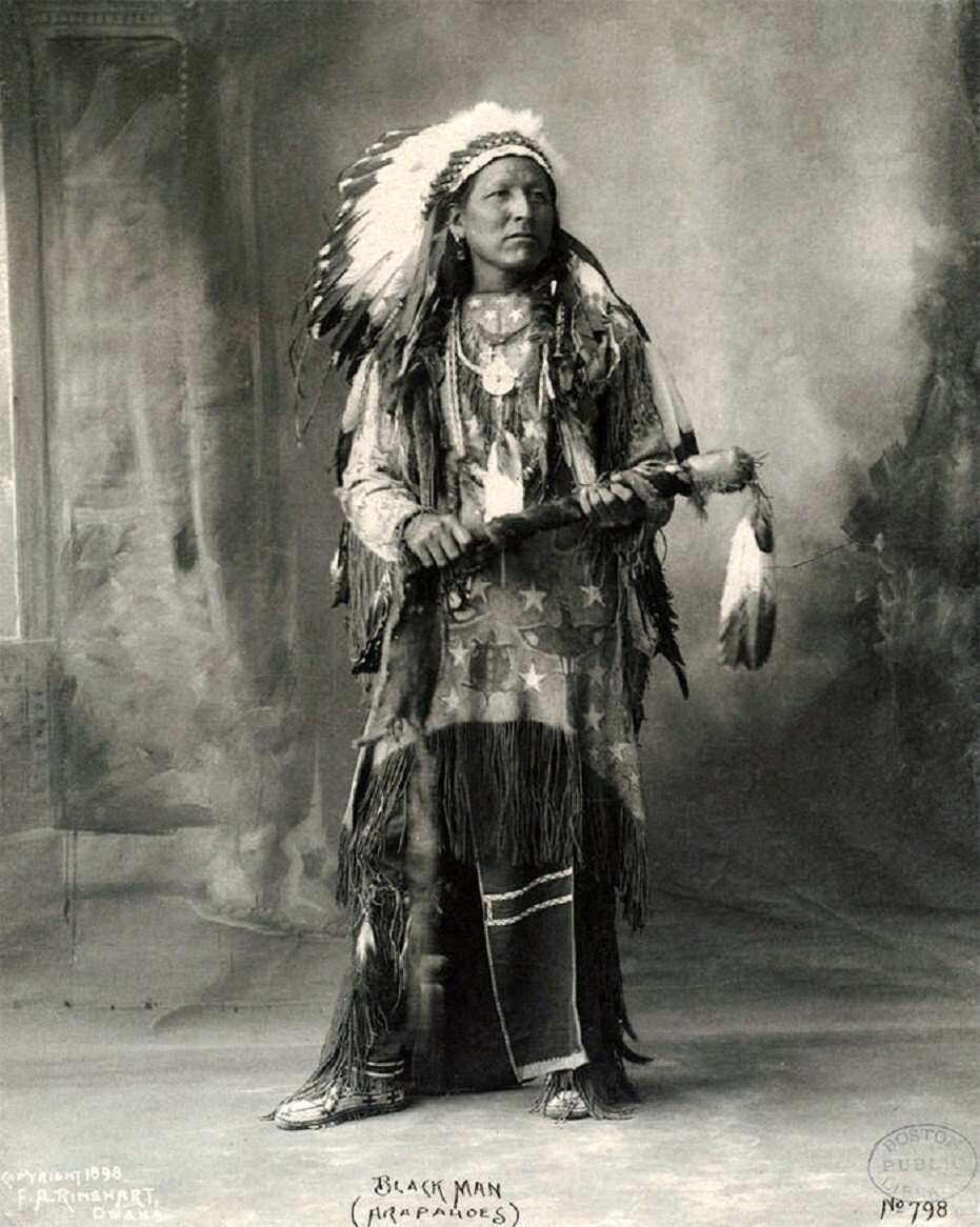 Black Man Arapahoe 1898 Native American, Indian, Old West 8x10 Photo 36