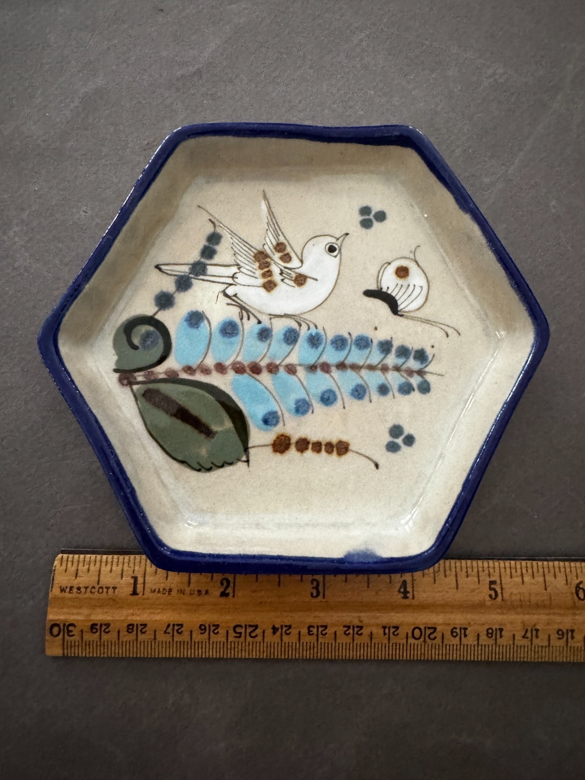 KEN EDWARDS HAND PAINTED BIRD FOLK ART TONALA MEXICO 5\ KEN EDWARDS HAND PAINTED BIRD FOLK ART TONALA MEXICO 5\