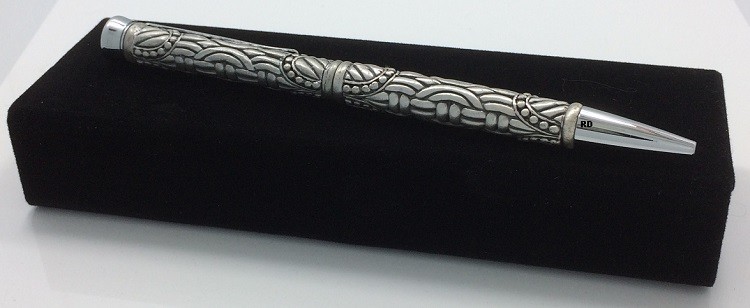 Hand created Pewter Ink Writing Pen  Pewter One of a Kind