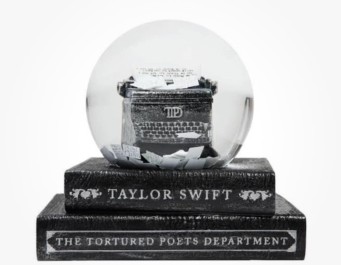 Taylor Swift✨ TTPD SNOW GLOBE✨ The Tortured Poets Department NEW IN BOX