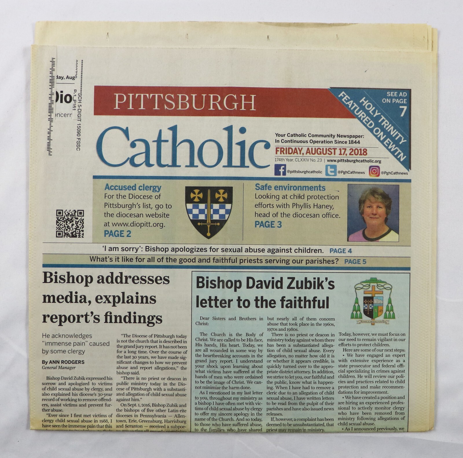 Feb 15 2013 Pope Benedict XVI Resigns Pittsburgh Catholic Newspaper