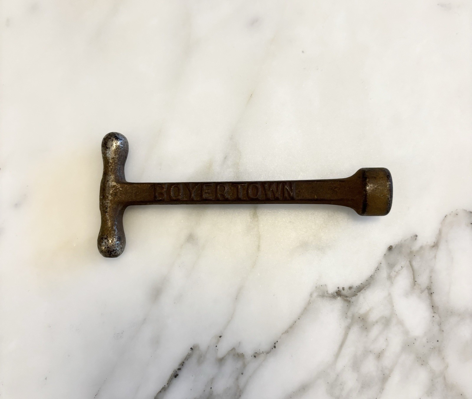 Antique  Boyertown Casket Co Metal Casket Key