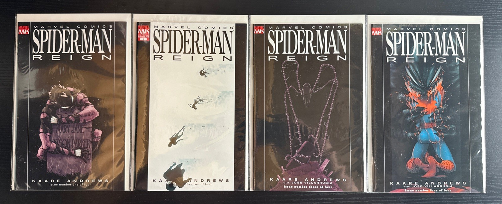 Spider-Man Reign Lot 1-4 Full Mini-Series Marvel Knights Comic