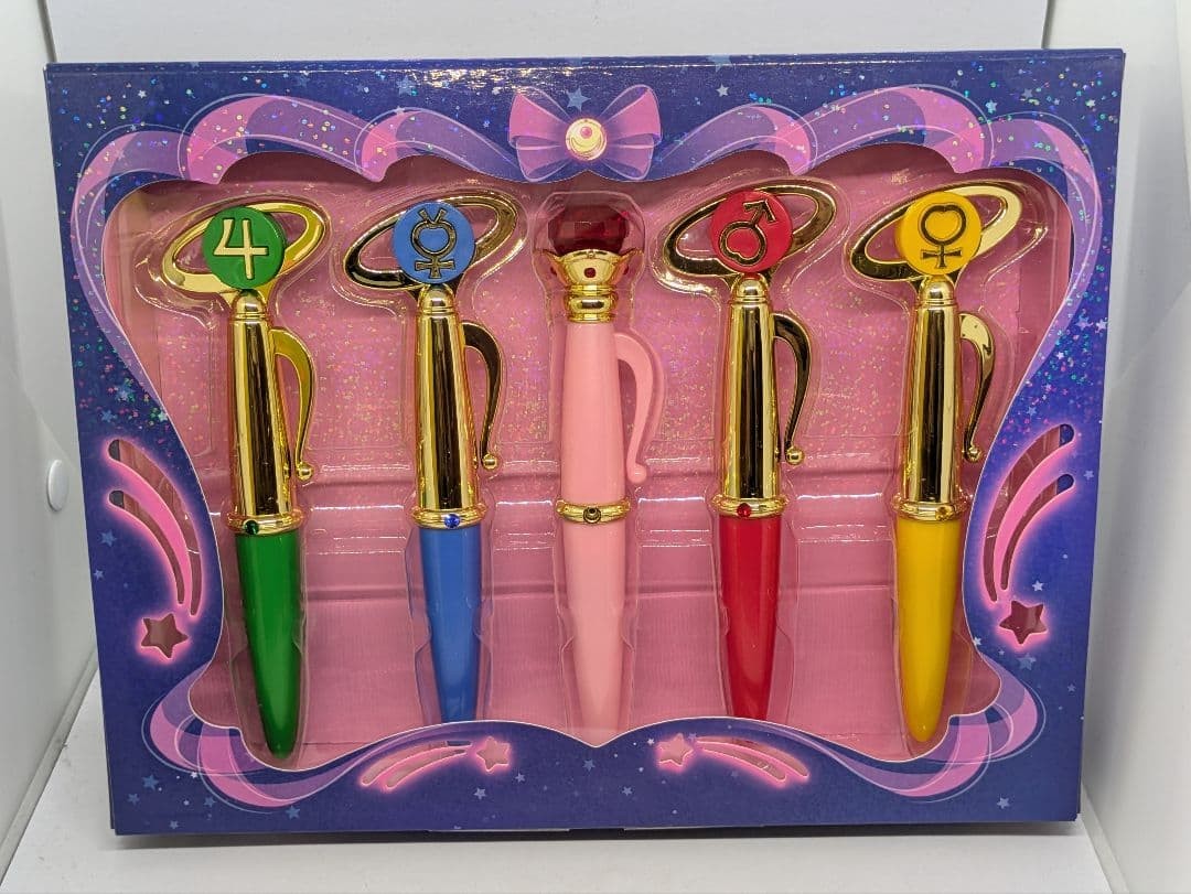 Sailor Moon Prism Stationery Disguise Transformation Pen Set Bandai Sailor Moon Prism Stationery Disguise Transformation Pen Set Bandai