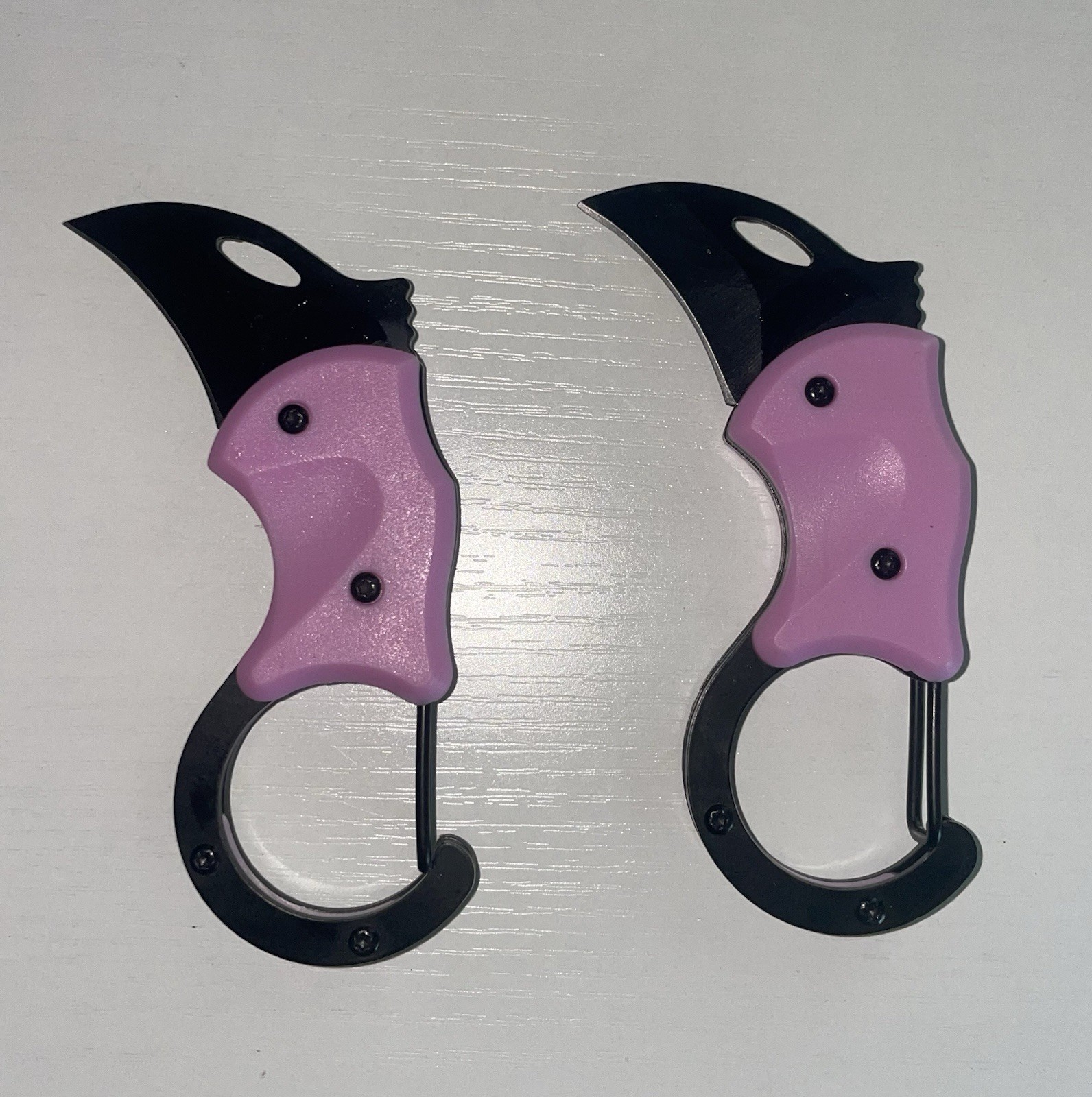 2 Pcs Pink Mini Folding Knife 2 Pcs Pink Mini Folding Knife