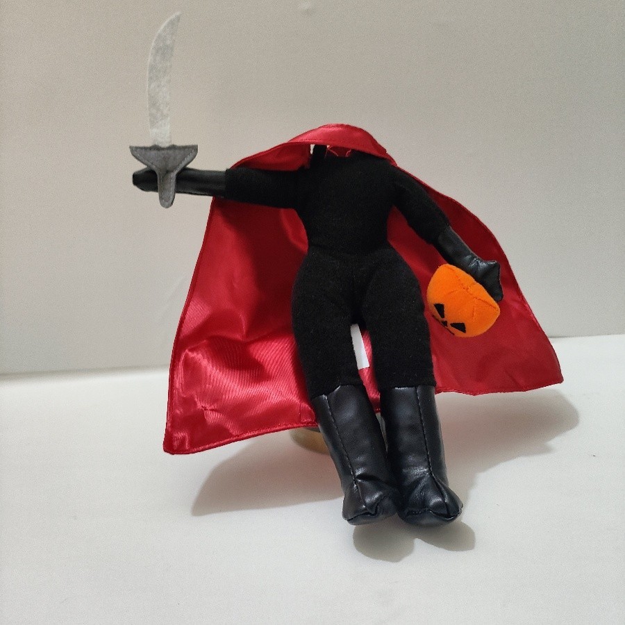Authentic Disney Store Mini Bean Bag Plush Headless Horseman Sleepy Hollow 8\'\'