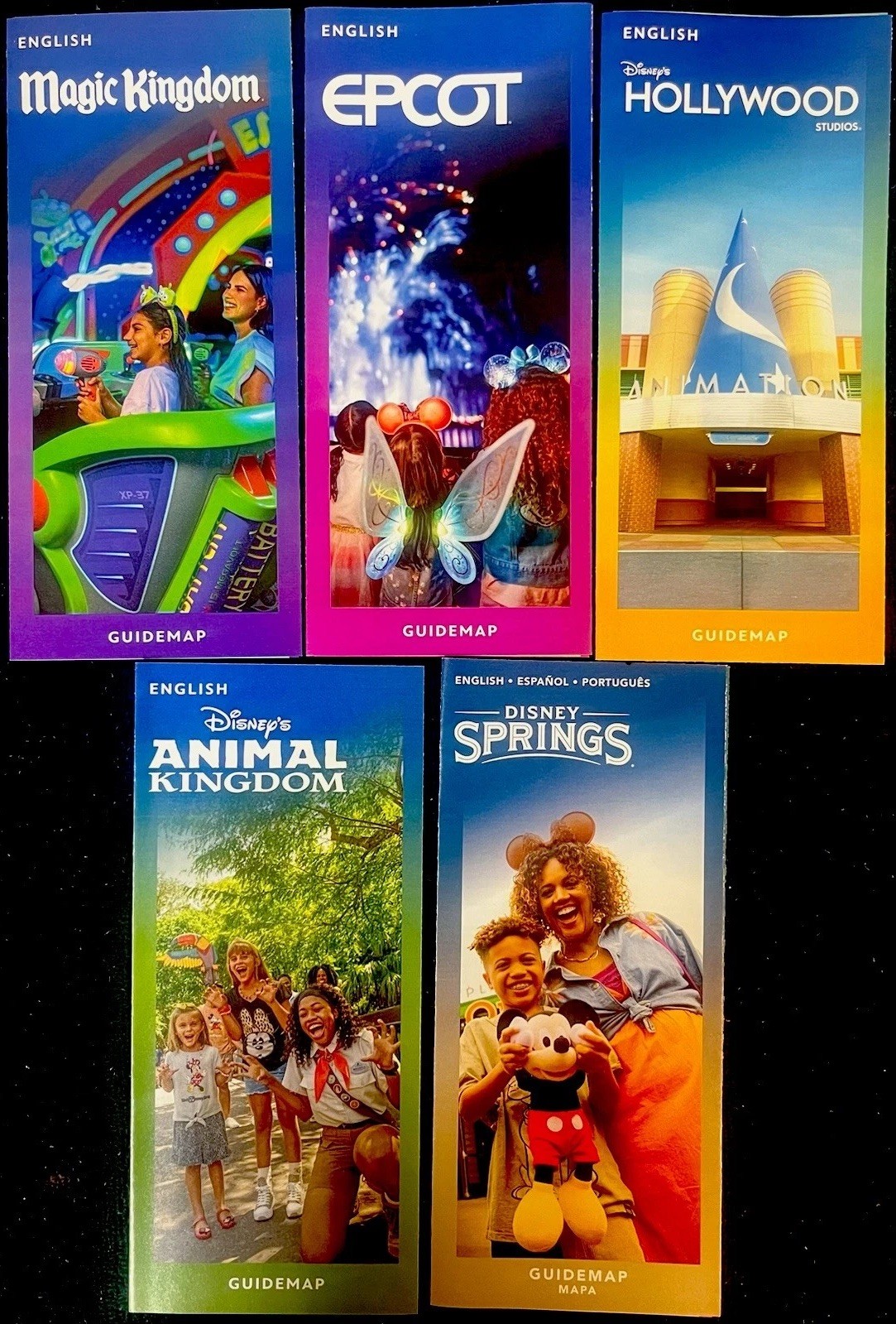NEWEST 2026 Walt Disney World Theme Park Guide Maps 5 Maps Newest Available WDW