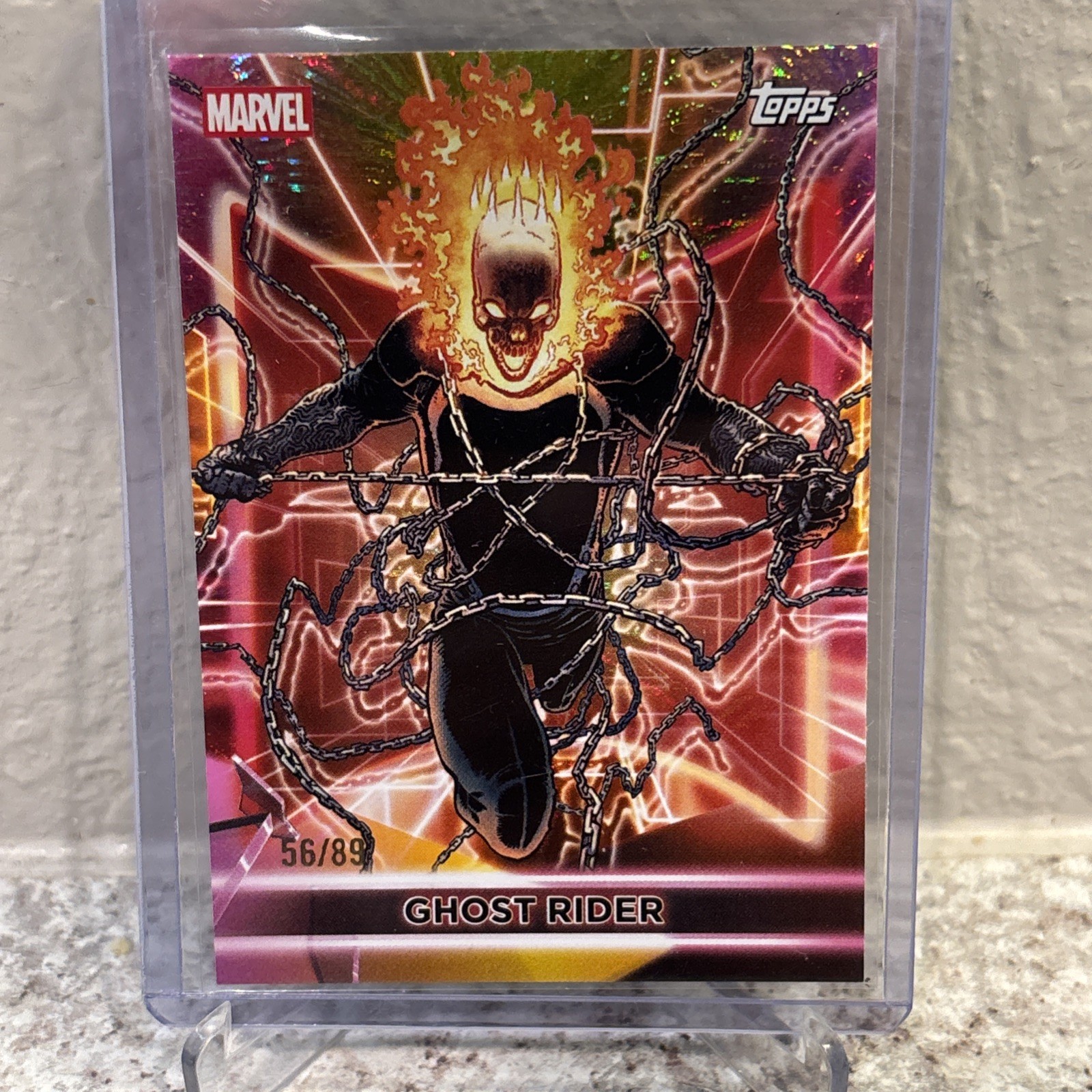 Topps 2026 Topps Neon Marvel Ghost Rider /89
