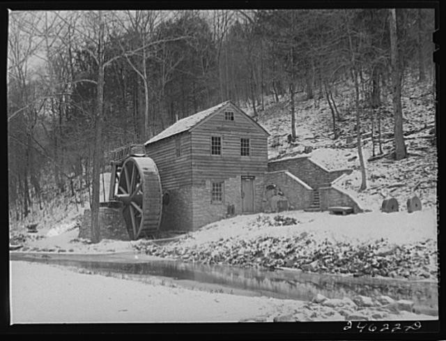 Photo:Norris Tennessee 1942 Old Mill Waterwheel FSA Photo