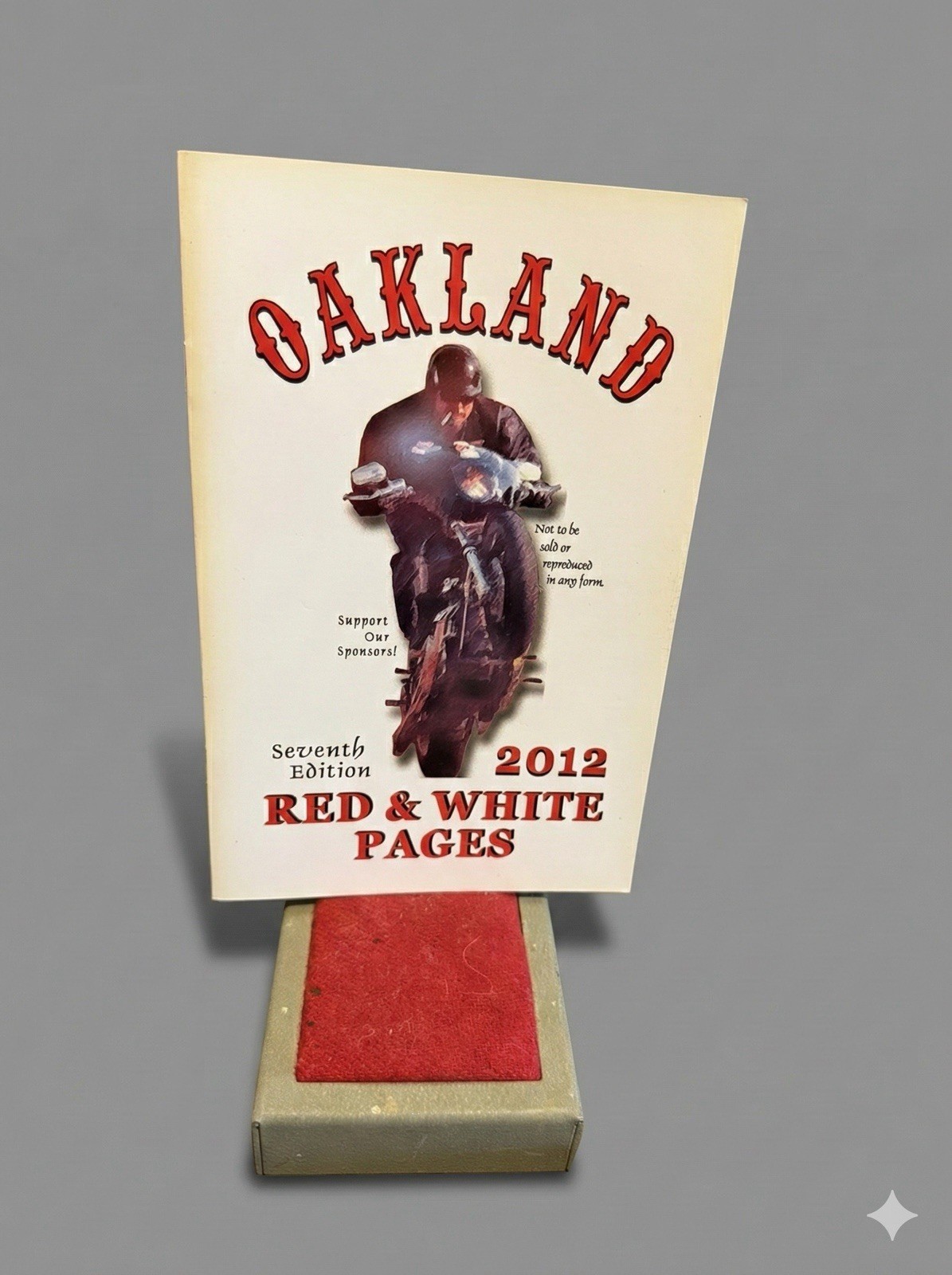 Hells Angels Red & White Pages Phone Book  Oakland HAMC