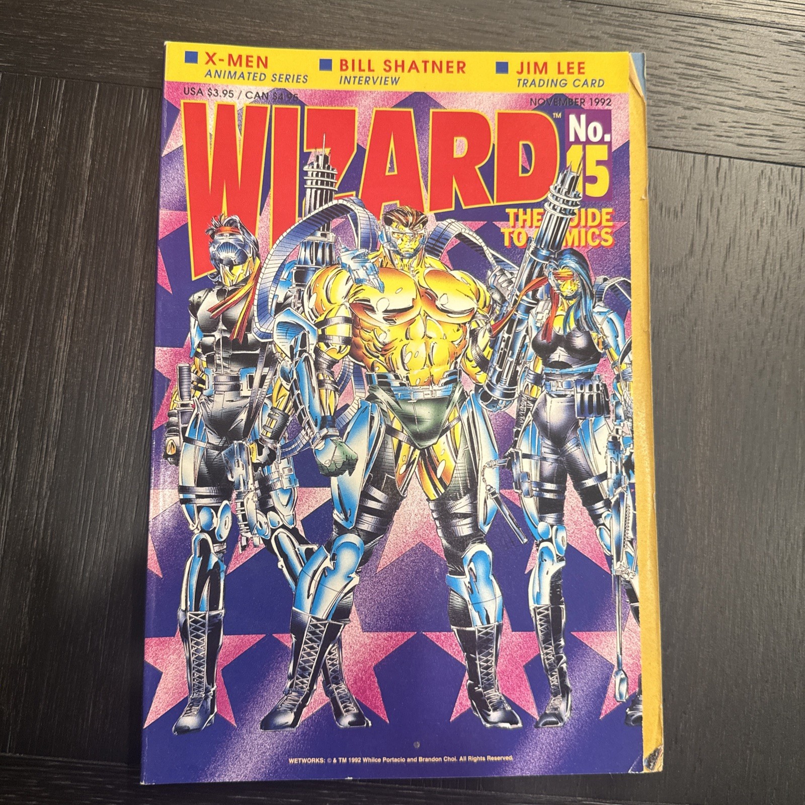 Wizard: The Guide to Comics #15 - Wetworks cover SEALED, NEW, Cards WildC.A.T.S