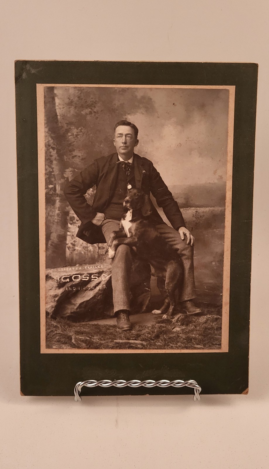 1890s Rare Hunting Dog \