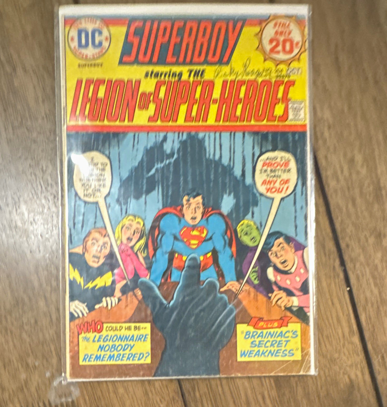 DC Comics Superboy #204 (1969) Legion of Super-Heroes Signed Curt Swan