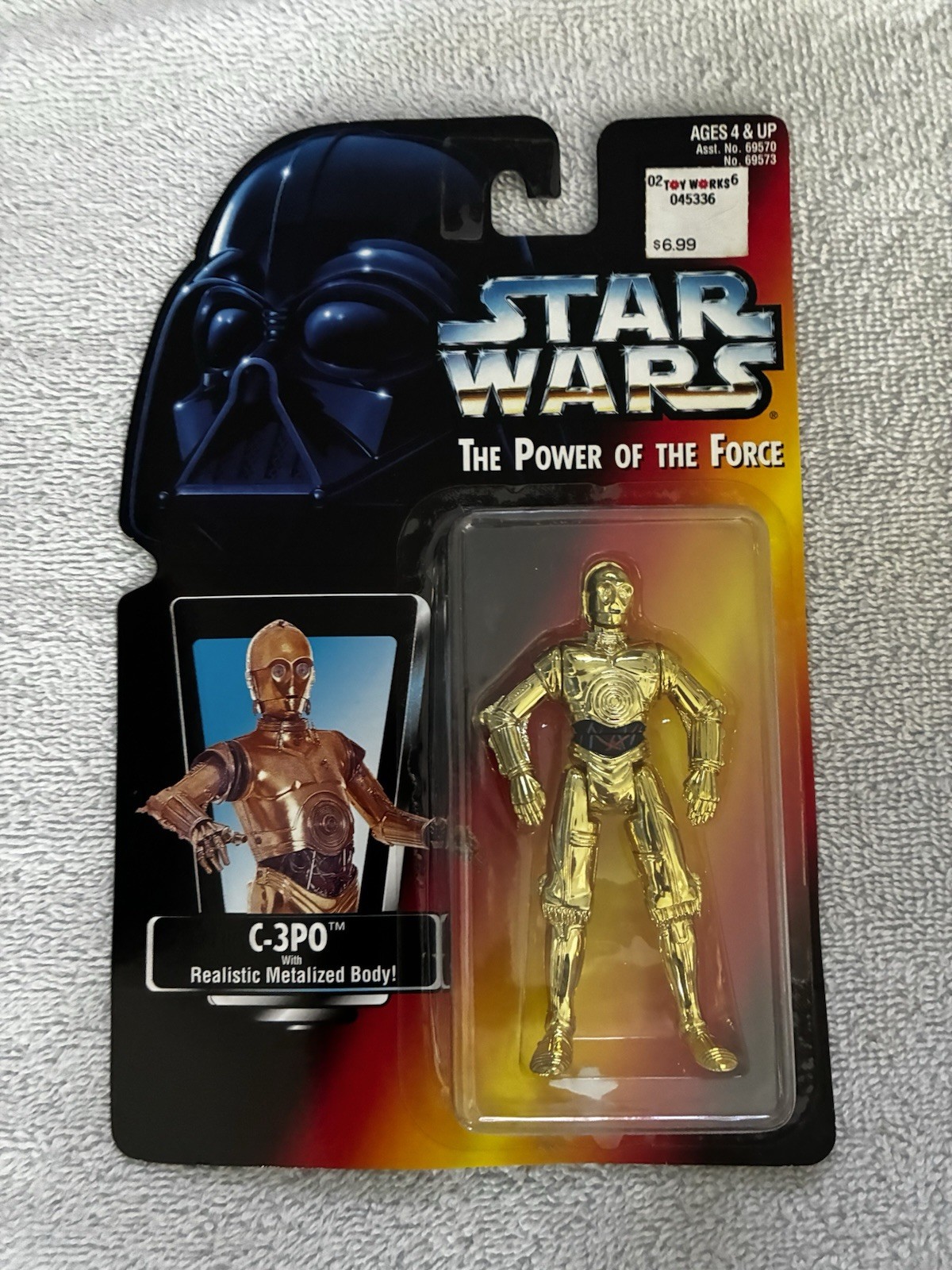 C-3PO with Realistic Metalized Body