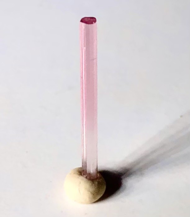 Large Pink Rubellite Crystal Raw Gemstone Natural Rough Tourmaline Specimen