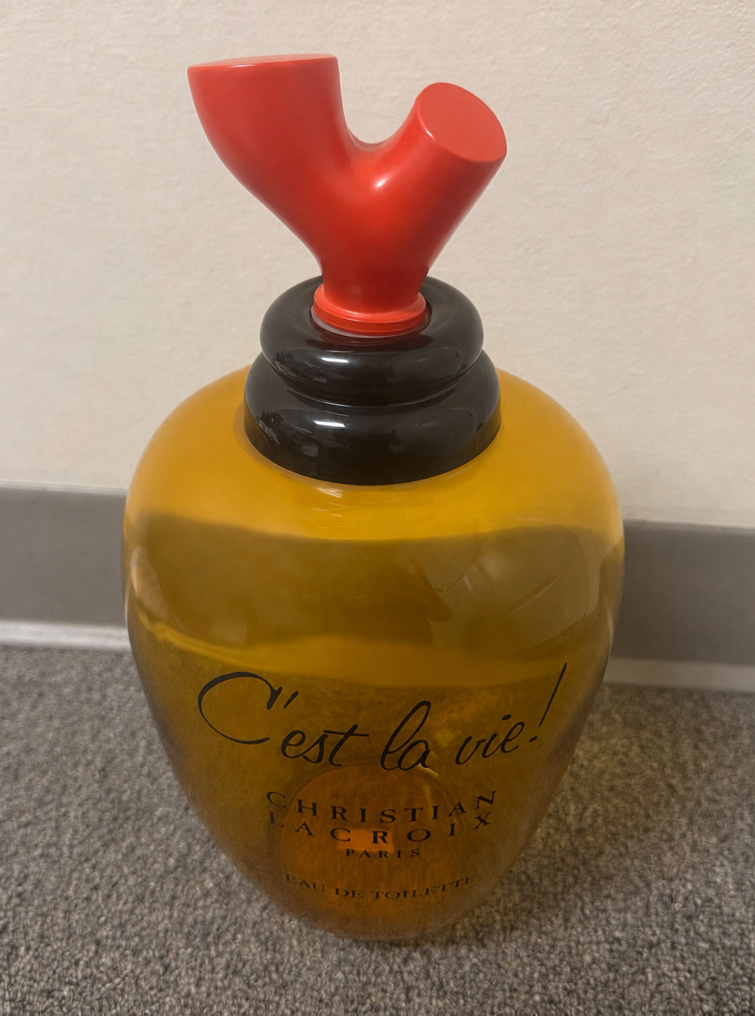 Rare CHRISTIAN LACROIX C’est La Vie FACTICE Store Display Perfume Bottle 13