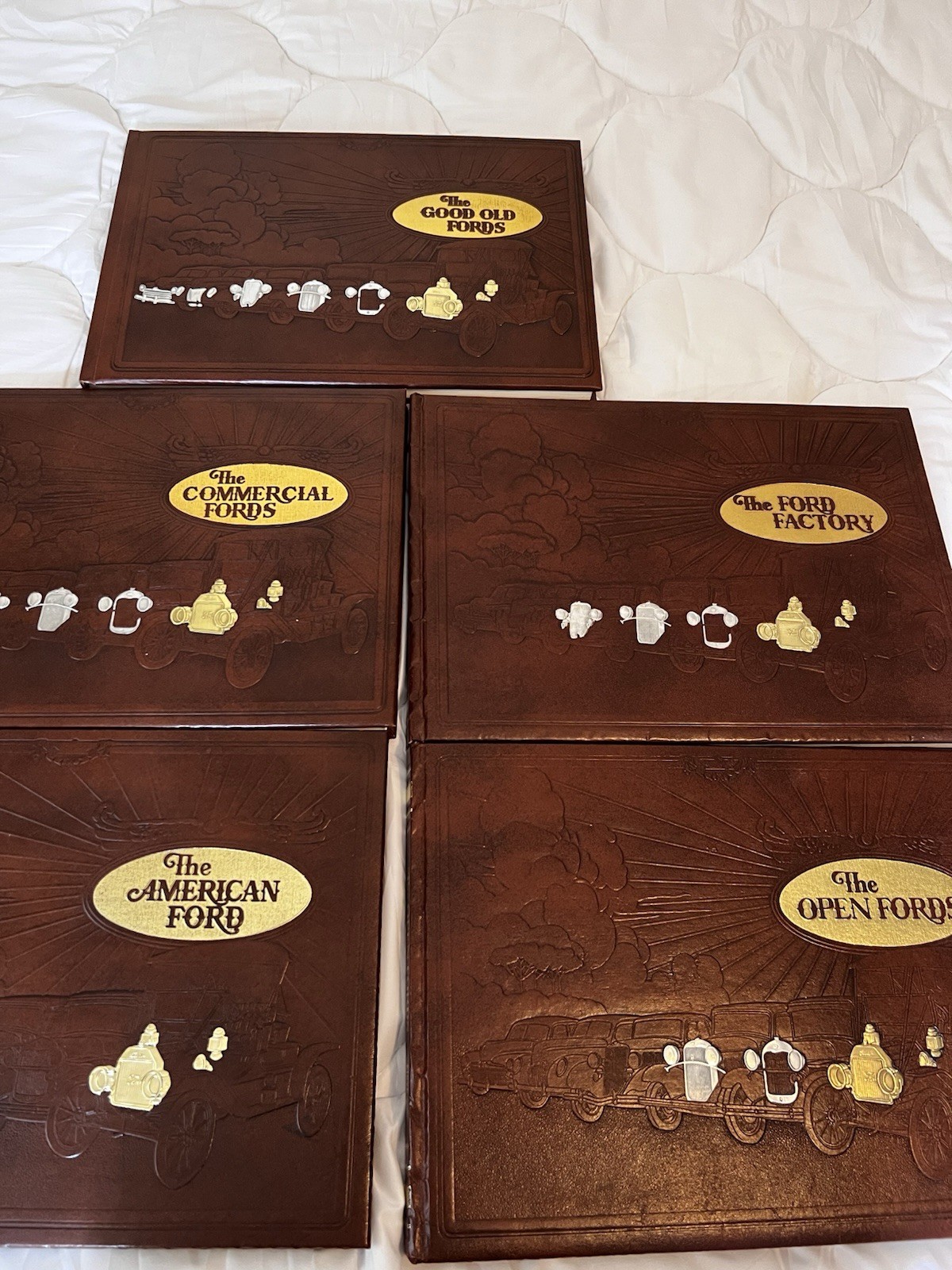 Fordiana Series Complete 5-Book Set SIGNED Matching #01219 Sorensen Leather Ford