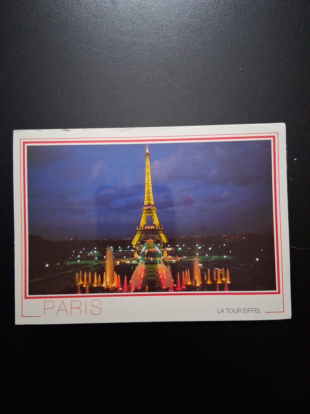 Postcard Eiffel Paris France Posted Illuminated Postcard Eiffel Paris France Posted Illuminated
