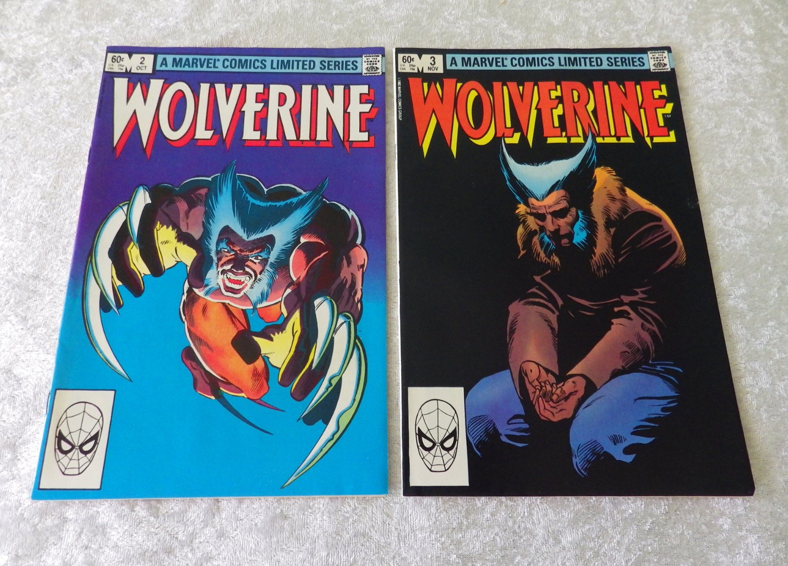 Marvel Wolverine #2 & #3 limited series high grade NM / M 1982 bronze age