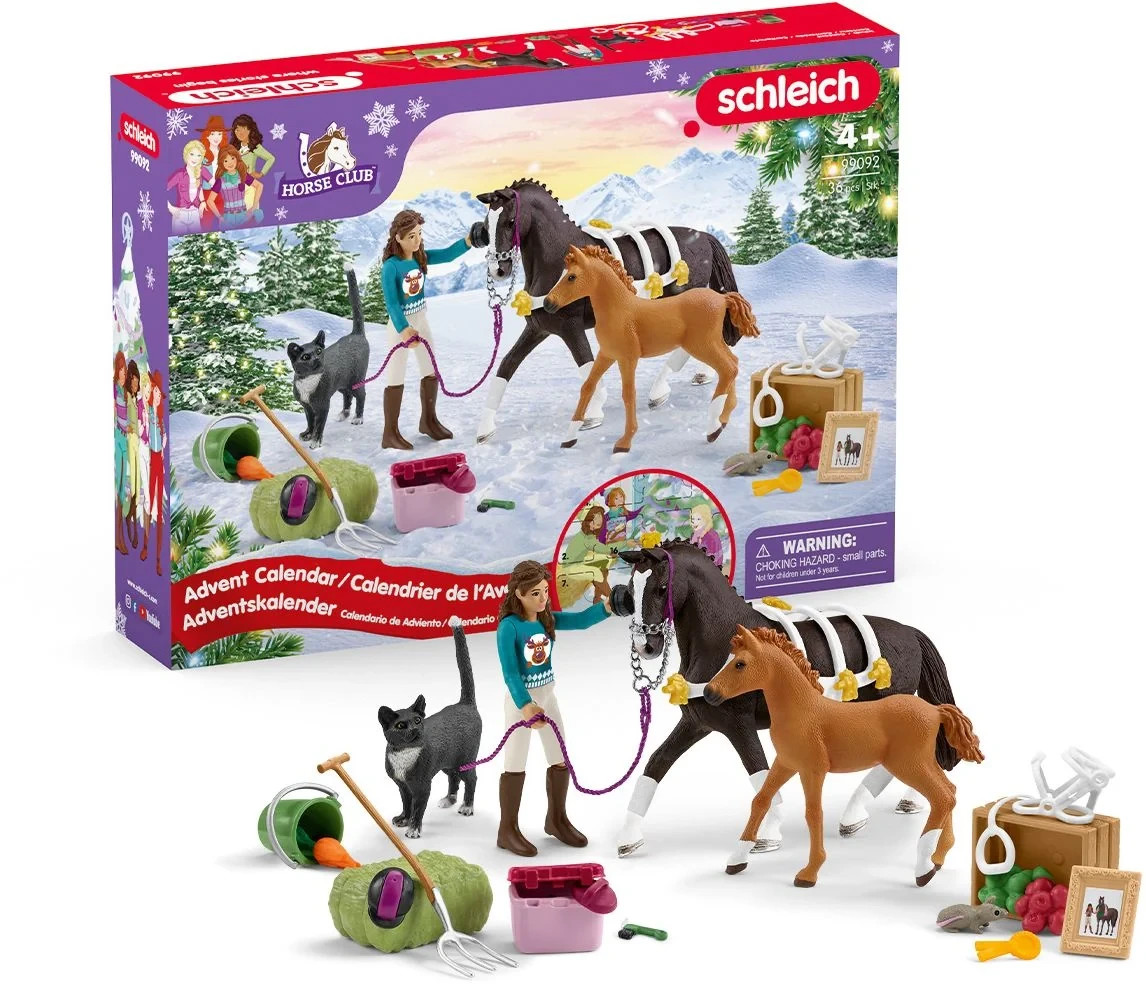 Schleich Horse Club Advent Calendar - 24 Surprises - Sofia Horse Set - NEW Schleich Horse Club Advent Calendar - 24 Surprises - Sofia Horse Set - NEW