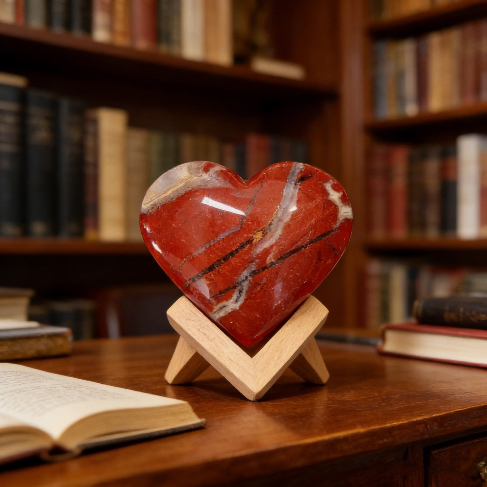 Natural Red Jasper Heart Love Carved Palm Stone Healing Crystal Home Decor Natural Red Jasper Heart Love Carved Palm Stone Healing Crystal Home Decor