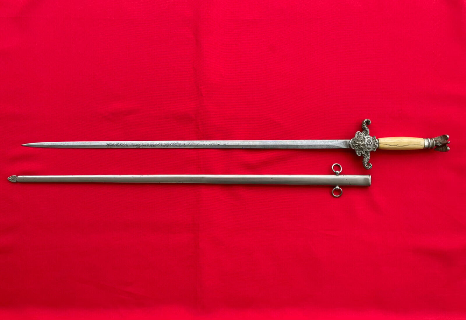 Rare Antique 19th Century Knights of the Golden Eagle Fraternal Sword Saber
