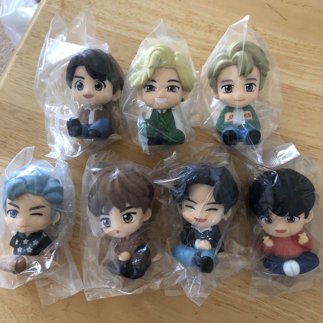 BTS Tiny tan Dynamite Rilacot figure set of 7 complete set BIGHIT MUSIC Bandai