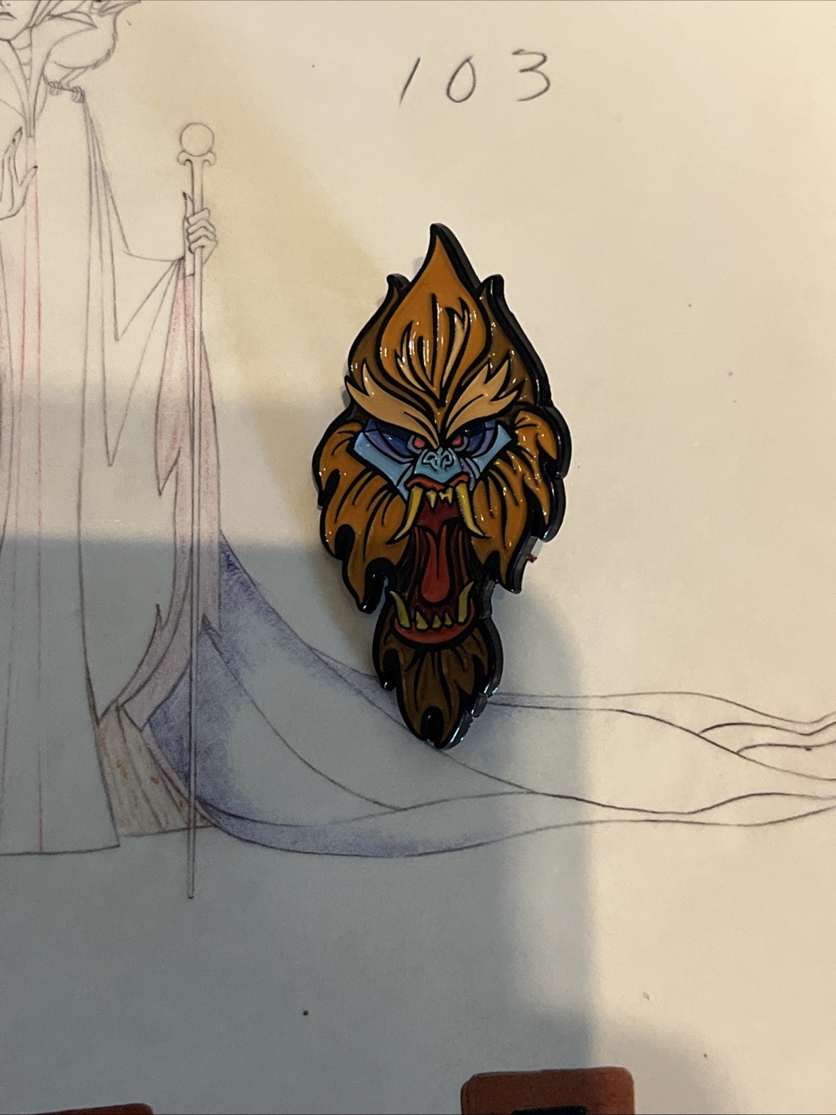Disney D23 Celebrating 50 Most Magical Years of WDW Expedition Everest Yeti Pin