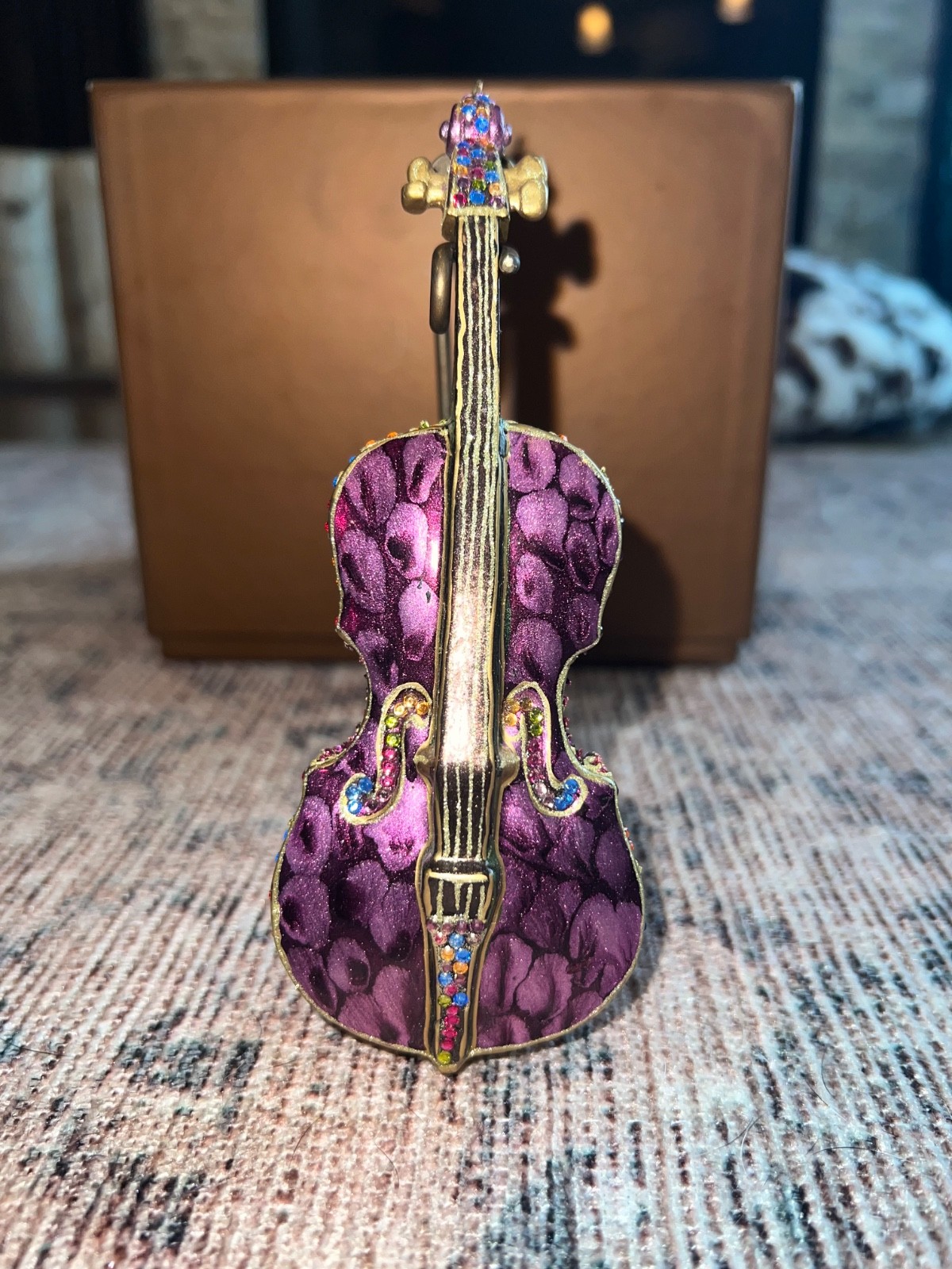 Jay Strongwater Cello Musical Ornament