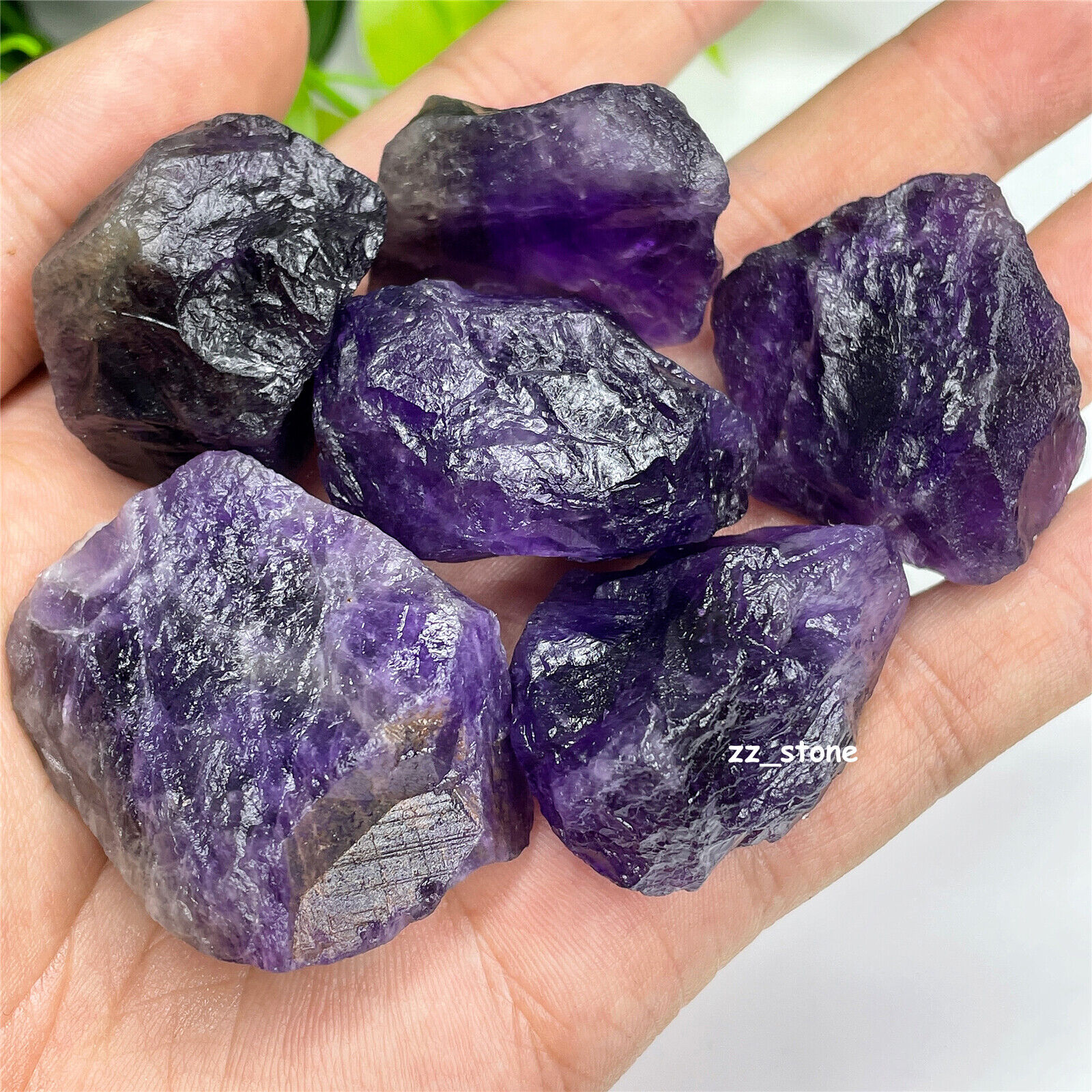 Wholesale Natural Amethyst Purple Quartz Crystal Rough Stone Healing Gift DIY
