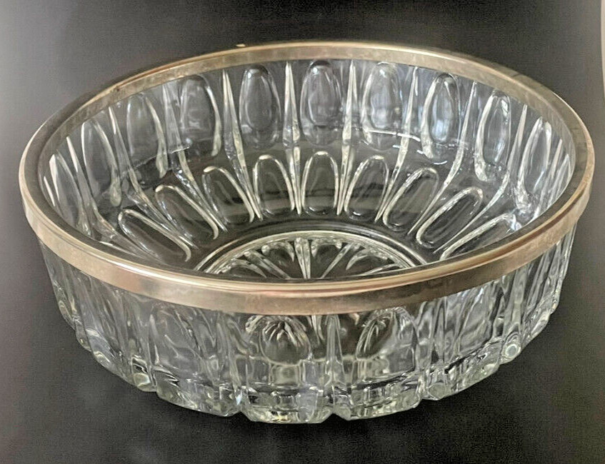 Vintage Heavy Cut Crystal Glass 9