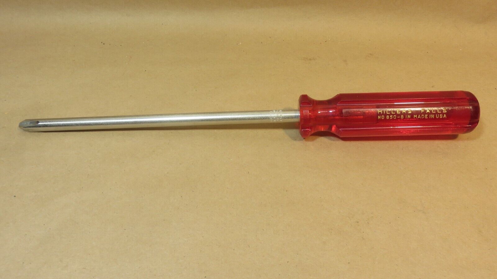 Millers Falls # 850 Phillips Head Screwdriver Made in USA