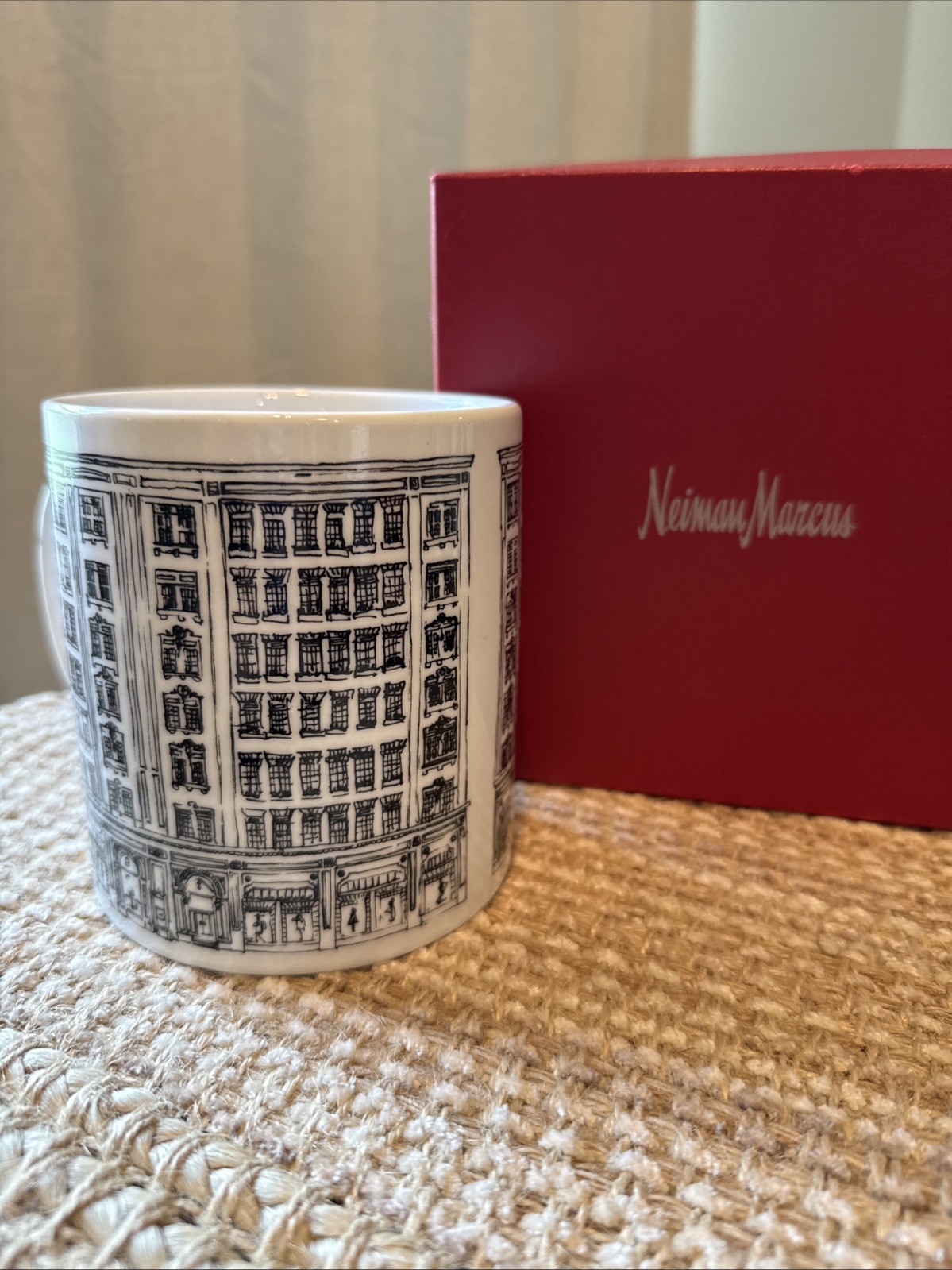 Neiman Marcus 100th Anniversary 1907-2007 XL Storefront Coffee Mug 20oz,