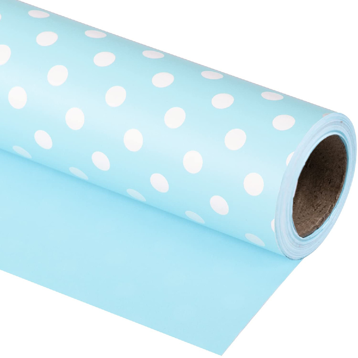 Wrapaholic 30 Inch Reversible Baby Blue - 30 Inch X 100 Feet Jumbo Wrapaholic 30 Inch Reversible Baby Blue - 30 Inch X 100 Feet Jumbo