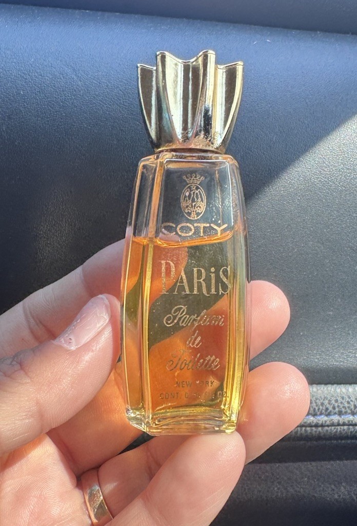 Rare Vintage Mini Coty Paris Parfum de Toilette 0.50 fl Oz
