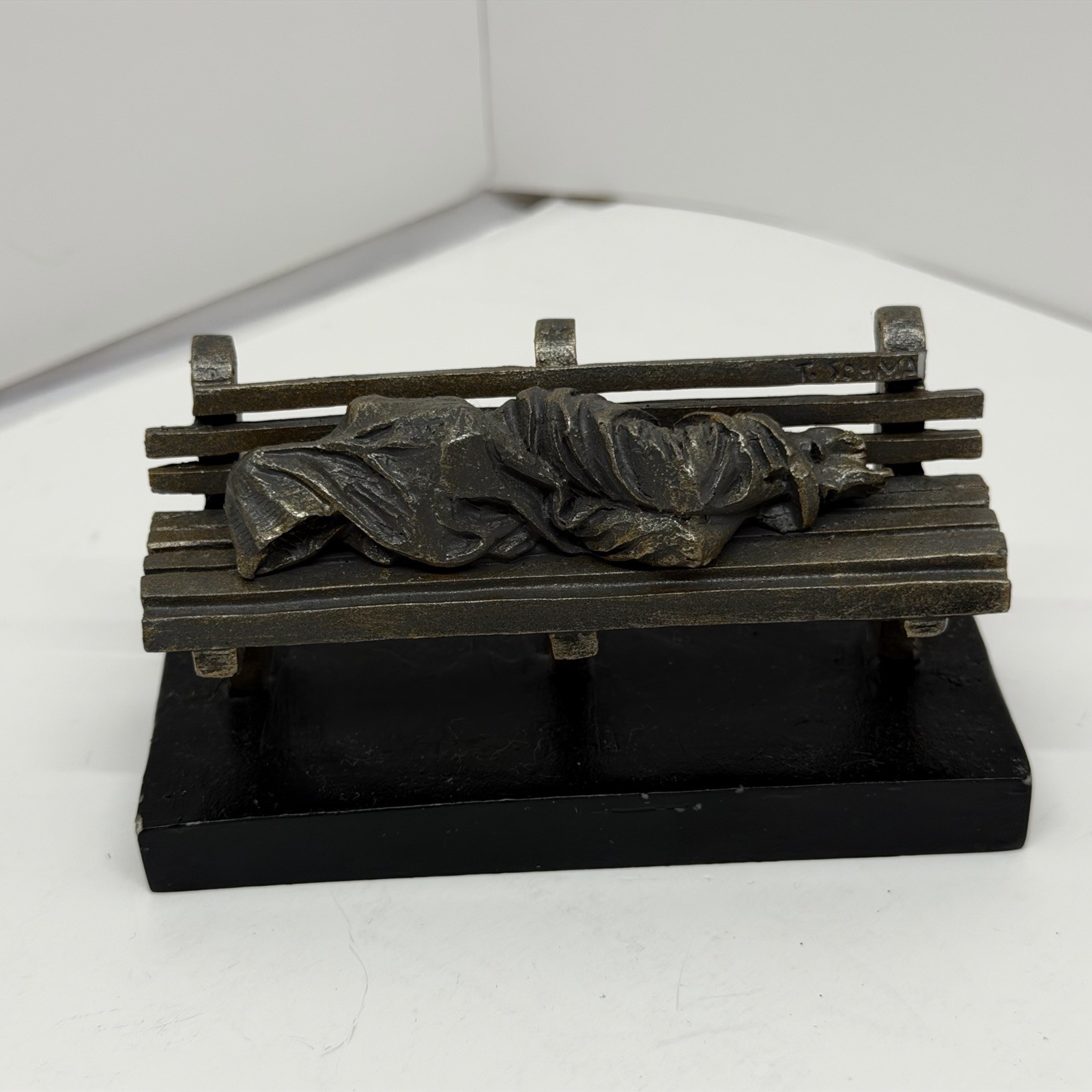 Timothy Schmalz Homeless Jesus Resin Bronze Finish Sculpture Statue Christian