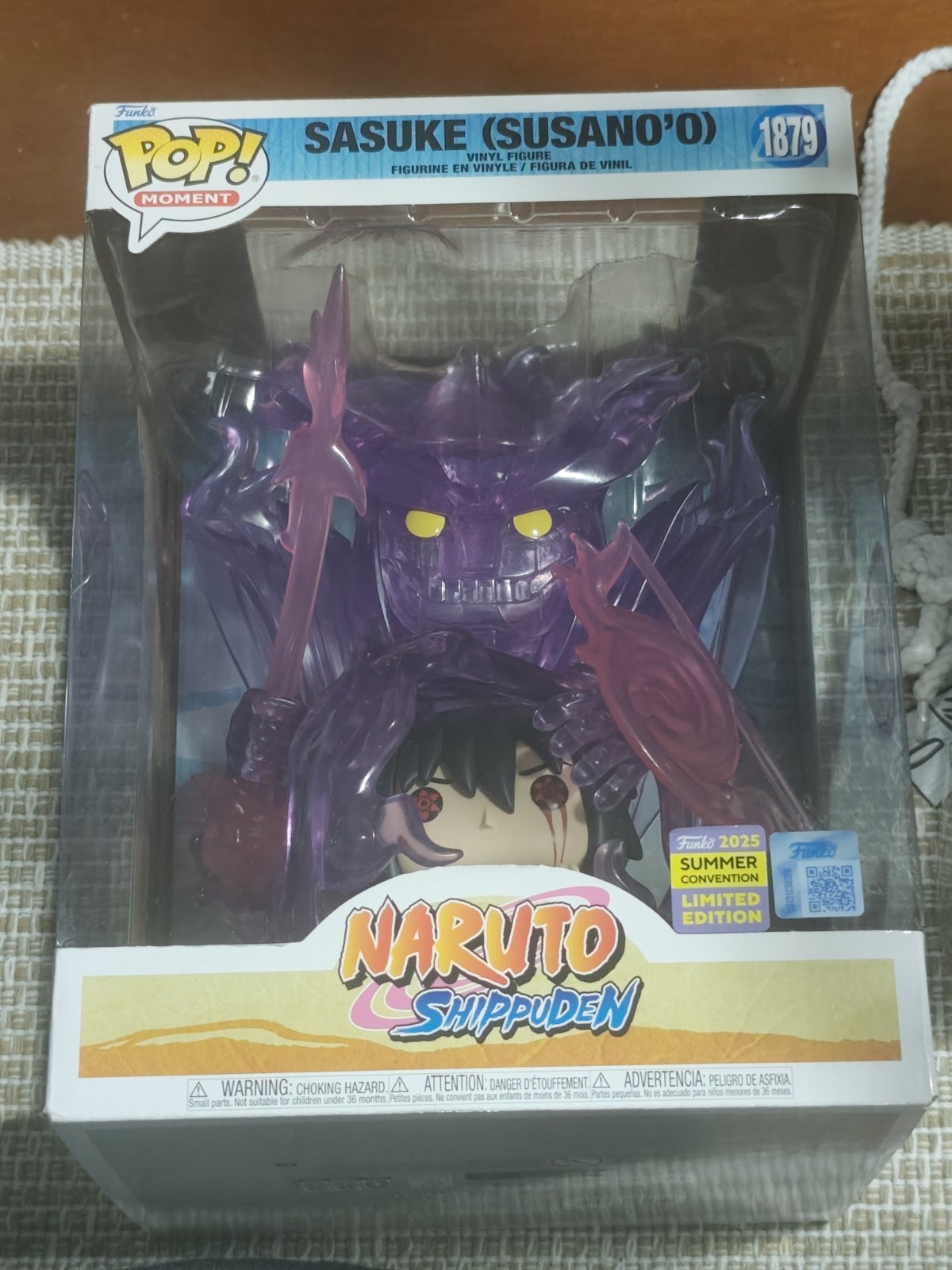 Funko Pop Naruto Shippuden Sasuke (Susano’o) (1879) SDCC 2025 Convention Sticker