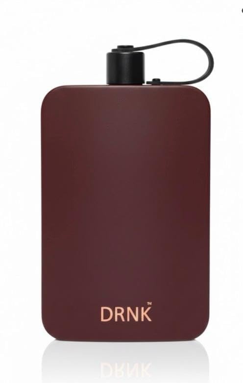 DRNK Steel Flat Water Bottle Shark Tank 17oz Truffle Peach BPA-Free DRNK Steel Flat Water Bottle Shark Tank 17oz Truffle Peach BPA-Free