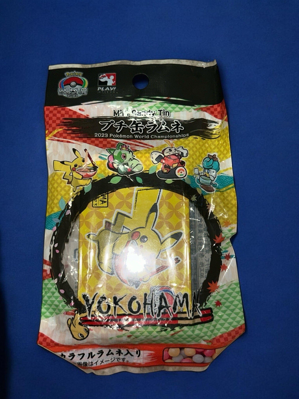 2023 Pokemon World Championships Yokohama Mini Candy Tin Sealed Japan Exclusive