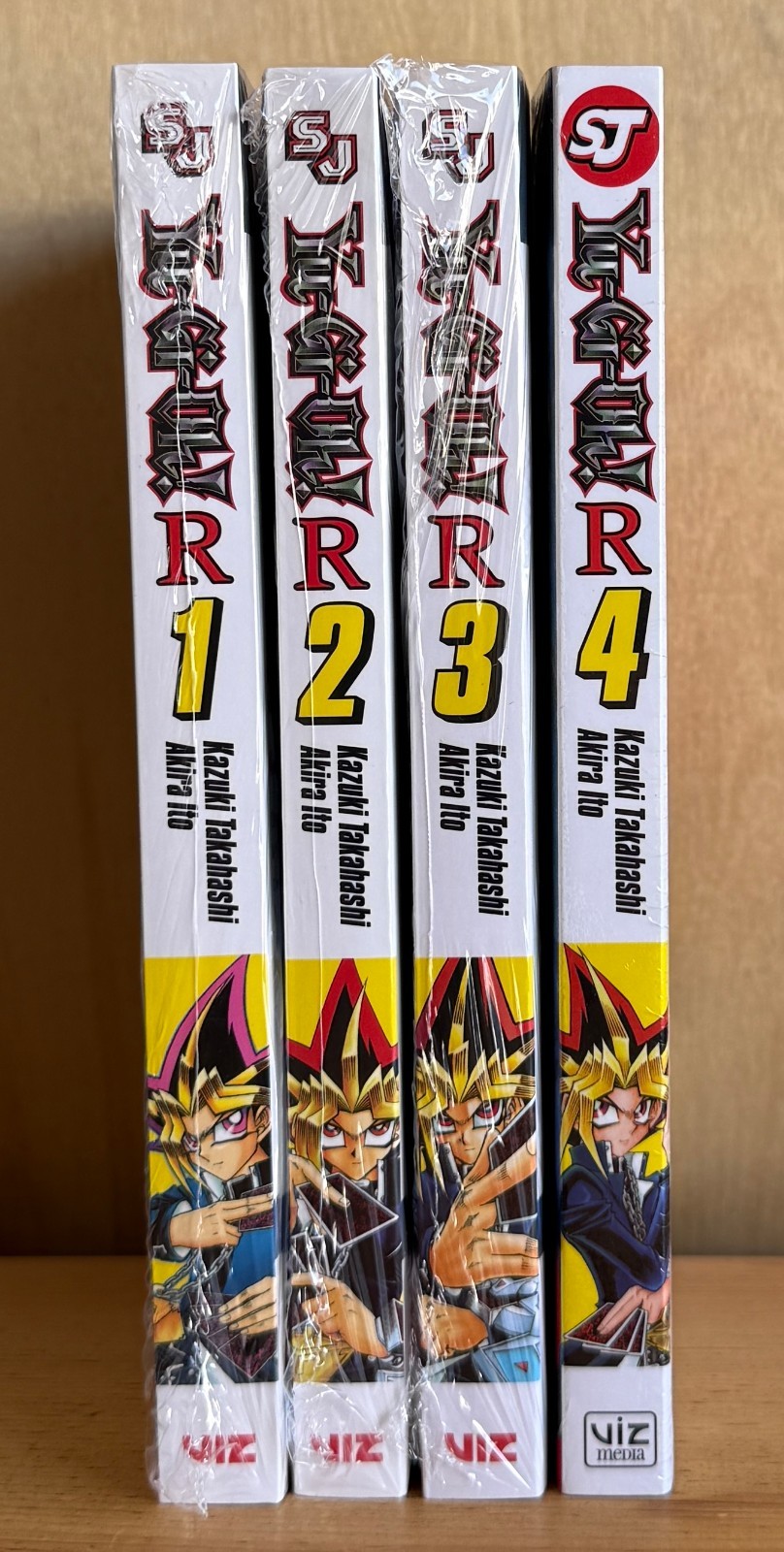 Yu Gi Oh R (vol. 1-4) English Manga Graphic Novels